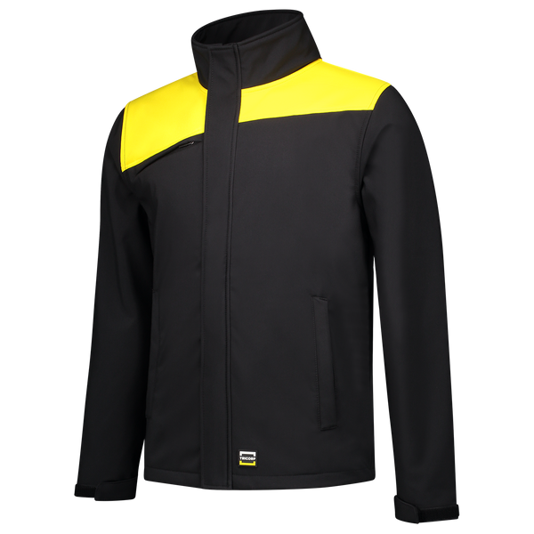 Tricorp Softshell Bicolor Naden Black-Yellow