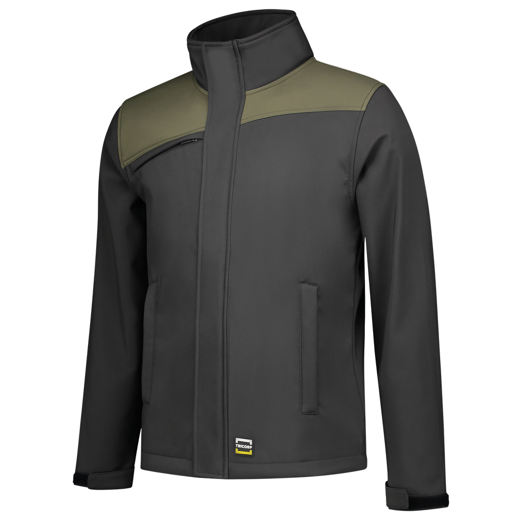 Tricorp Softshell Bicolor Naden Darkgrey-Army