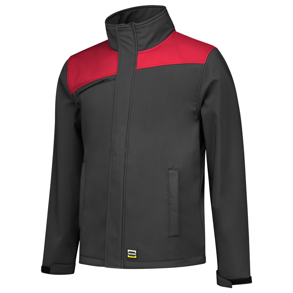 Tricorp Softshell Bicolor Naden Darkgrey-Red