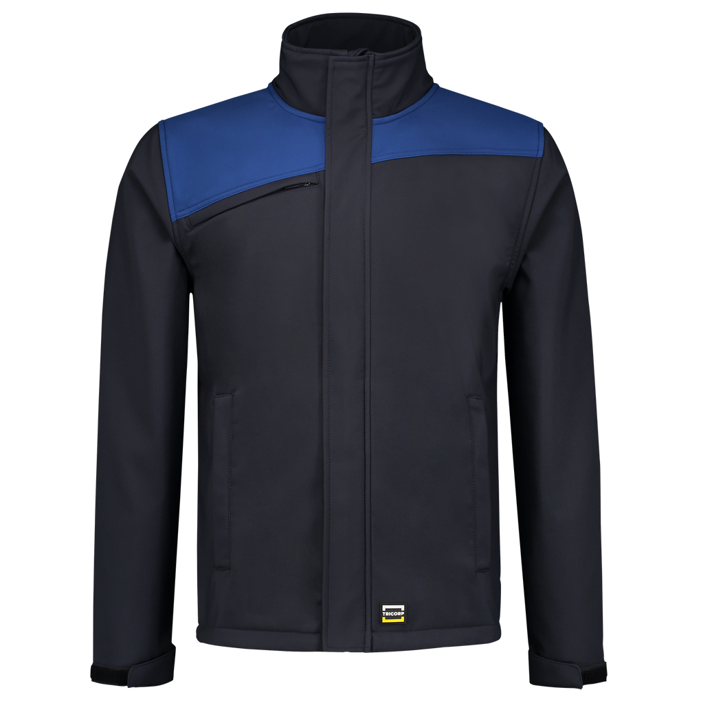 Tricorp Softshell Bicolor Naden Navy-Royalblue