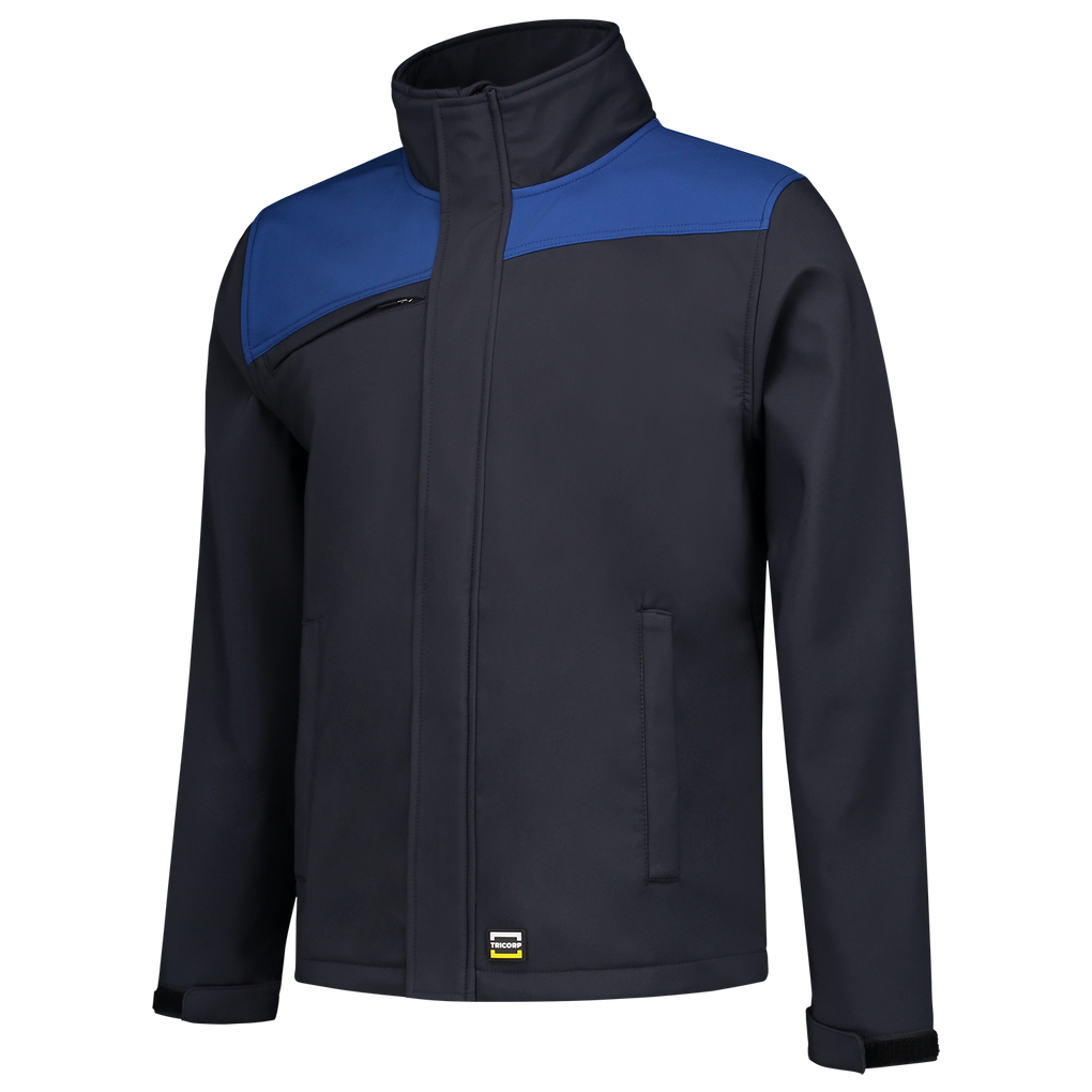 Tricorp Softshell Bicolor Naden Navy-Royalblue