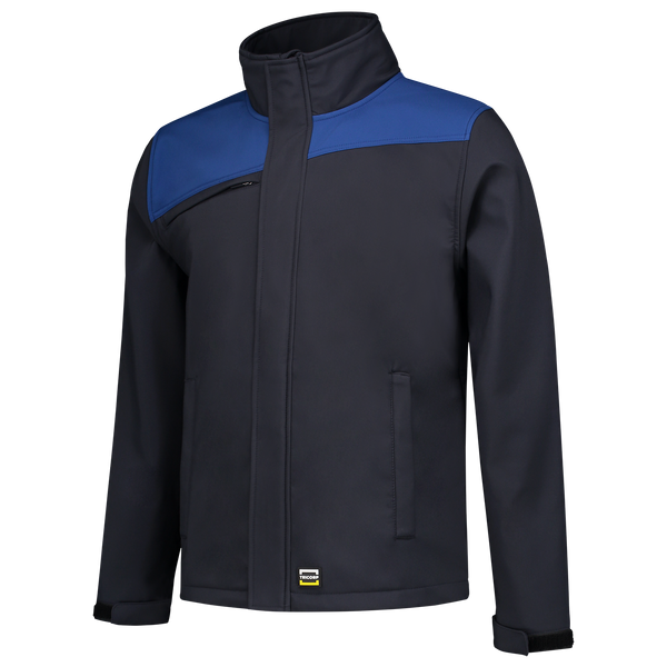 Tricorp Softshell Bicolor Naden Navy-Royalblue