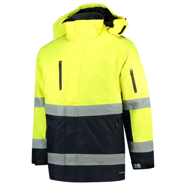 Tricorp Parka ISO20471 Bicolor Fluor Yellow-Navy