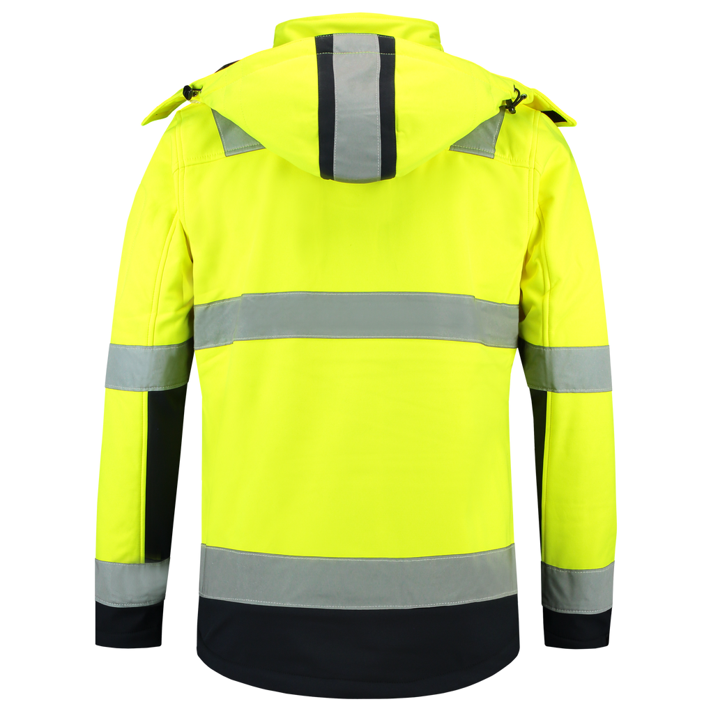 Tricorp Softshell ISO20471 Bicolor Fluor Yellow-Navy