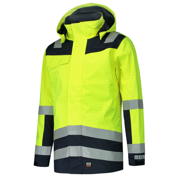 Tricorp Parka Multinorm Bicolor Fluor Yellow-Ink