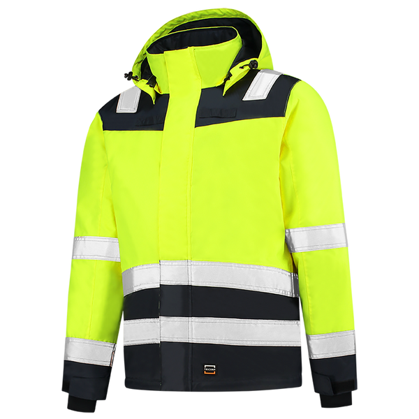 Tricorp Midi Parka High Vis Bicolor Fluor Yellow-Ink