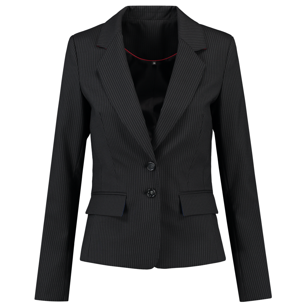 Tricorp Colbert Dames Black-Stripe