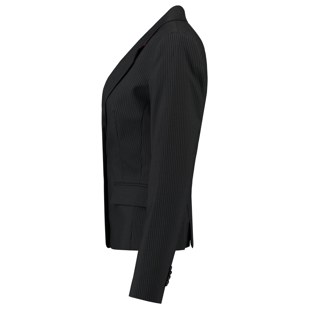 Tricorp Colbert Dames Black-Stripe