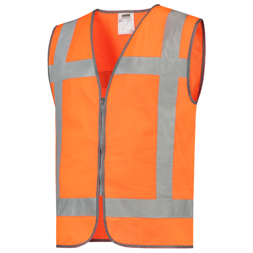 Tricorp Veiligheidsvest RWS Rits Fluor Orange (2 stuks)