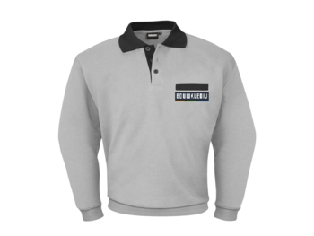 Indushirt PSW300 Polosweatshirt inclusief bedrukking met naam of logo