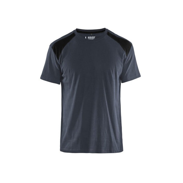 Blaklader T-shirt bi-colour 3379-1042 Donkergrijs/Zwart (2 stuks)