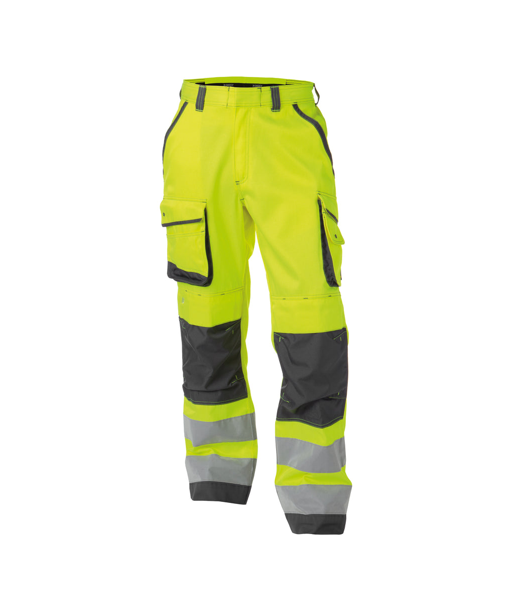 DASSY® Chicago Hoge zichtbaarheidsbroek met kniezakken