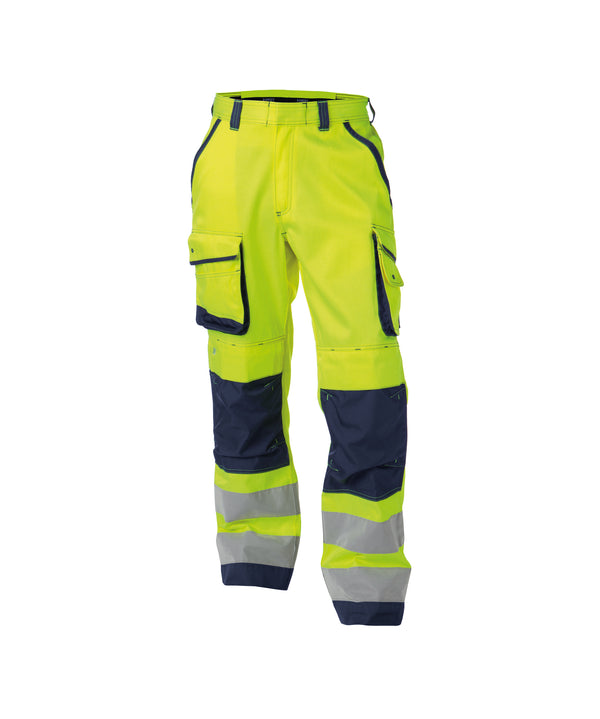 DASSY® Chicago Hoge zichtbaarheidsbroek met kniezakken