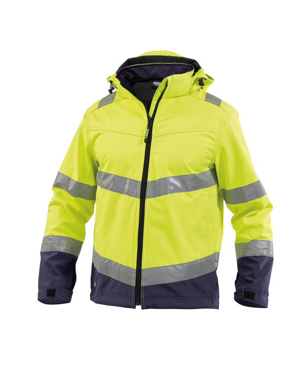 DASSY® Malaga Hoge zichtbaarheids-softshell jas